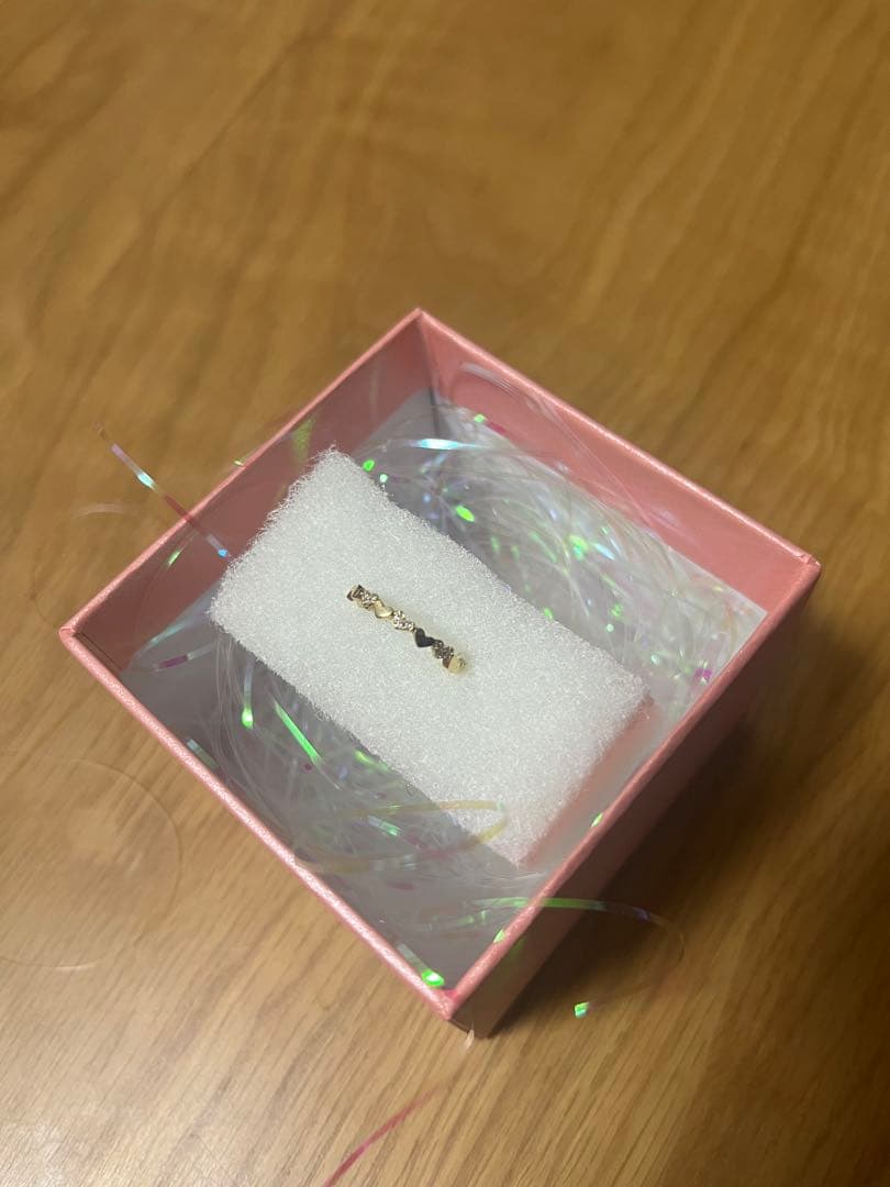 ⚫︎るるるん⚫︎AHKAH アンハートパヴェ リング