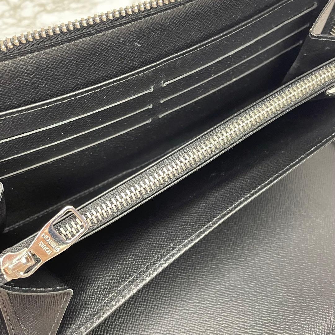 【ジャンク品】ルイヴィトン ダミエ グラフィット 長財布ジッピー オーガナイザー