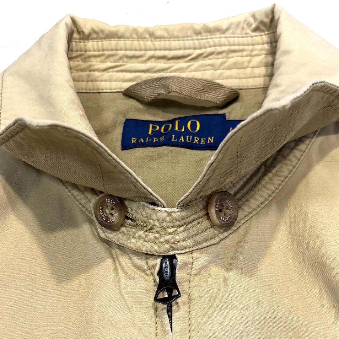 【L /近年】ラルフローレン　スイングトップ　ジャンパー　ジャケット　ベージュ