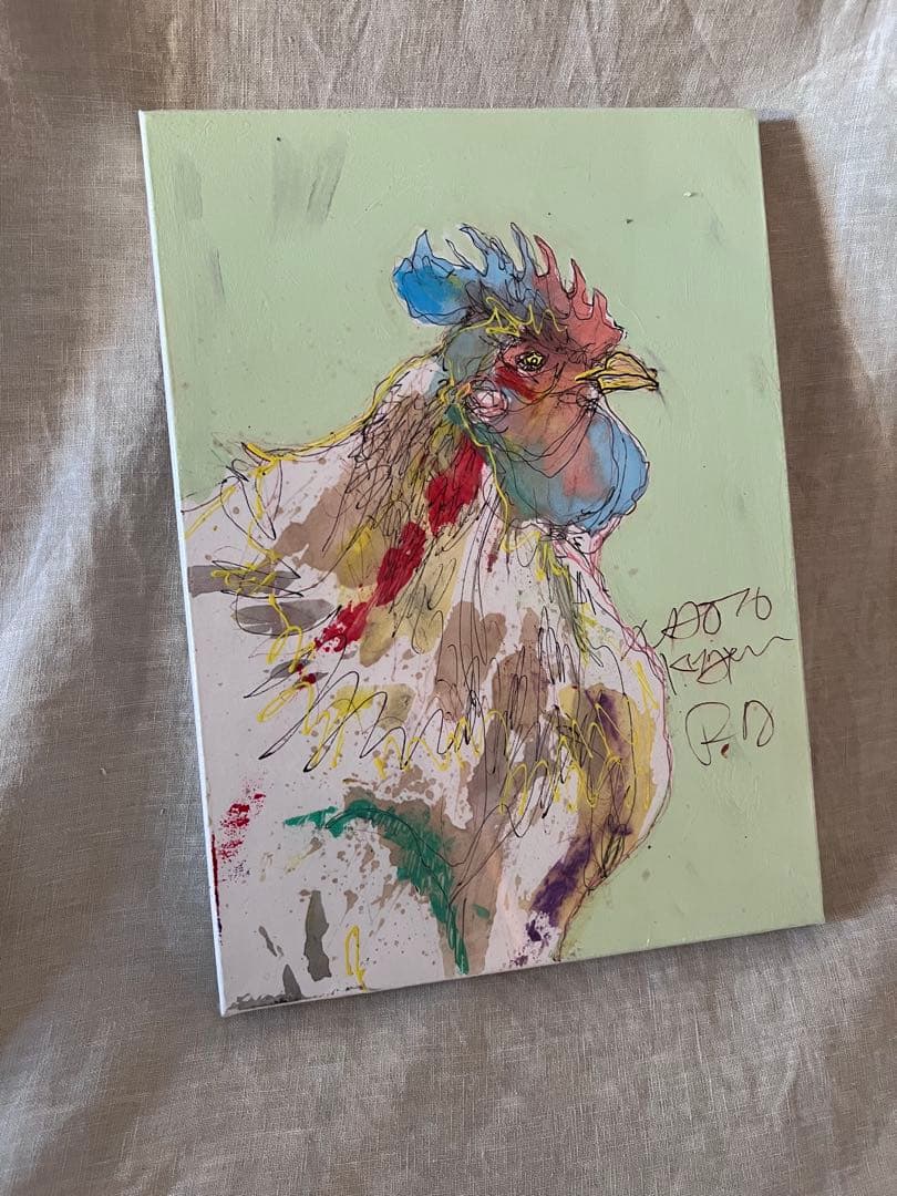 【値下げ】北村直登　原画　F4 本気で思ってる？