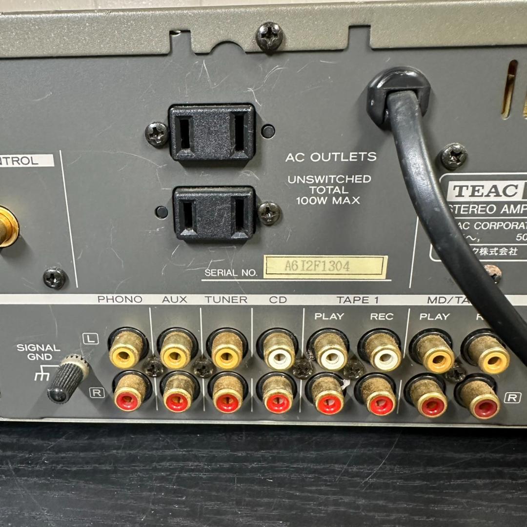 TEAC A-H500 プリメインアンプ テアック ゴールド