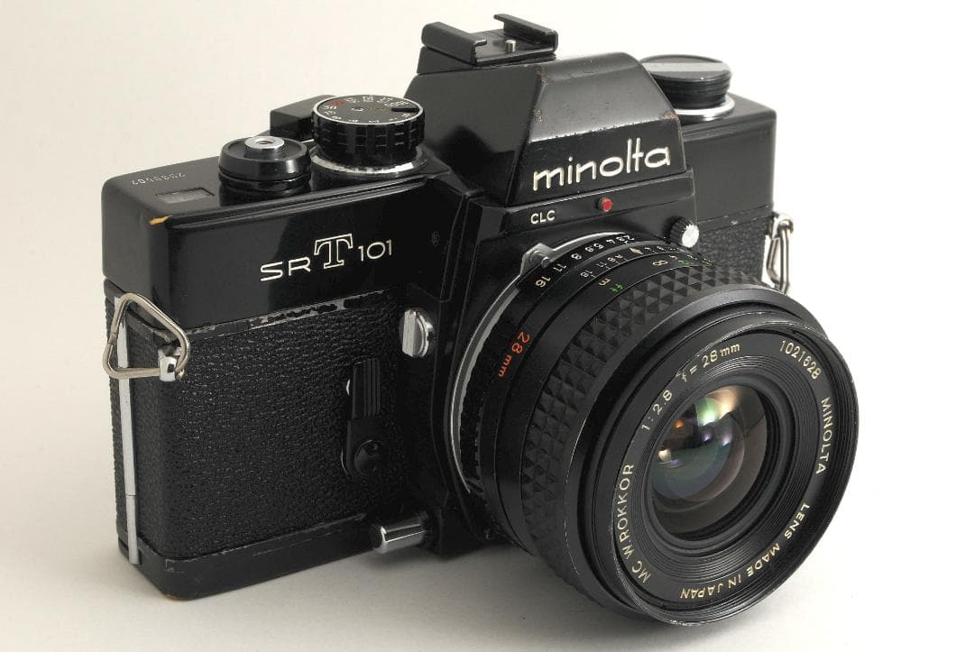 ミノルタ SRT101 ブラック MC W.ROKKOR 28mm F/2.8