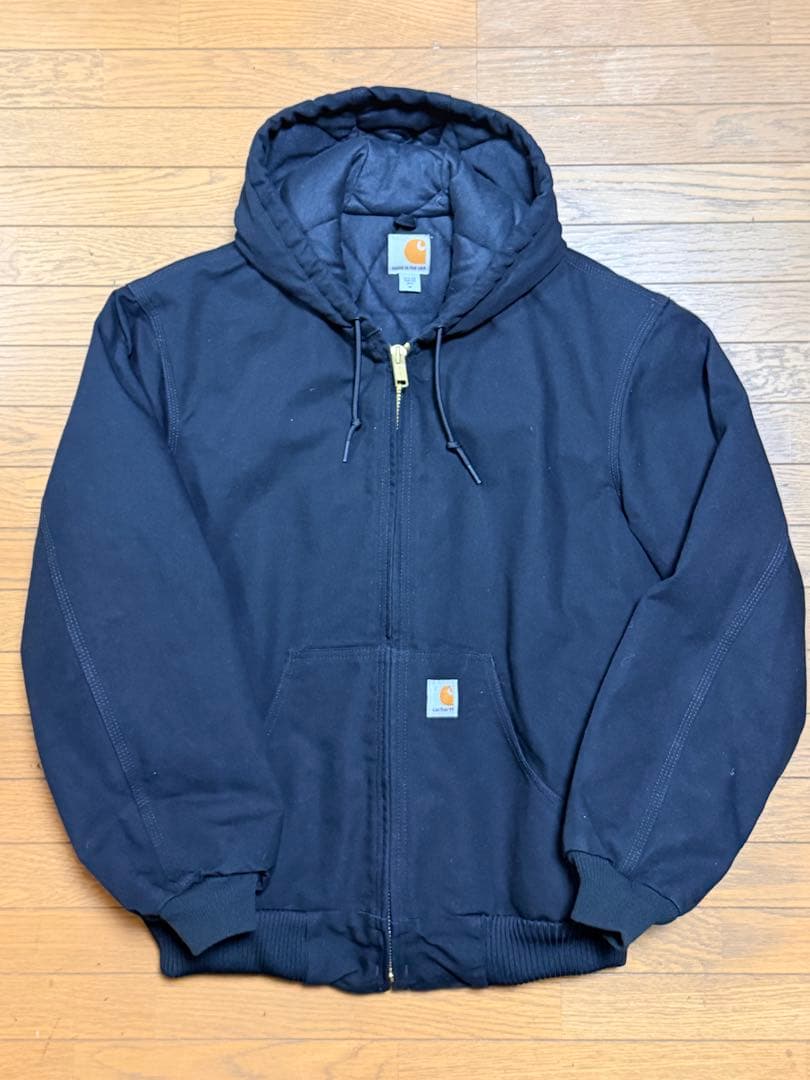 USA製 Carhartt アクティブジャケット 黒