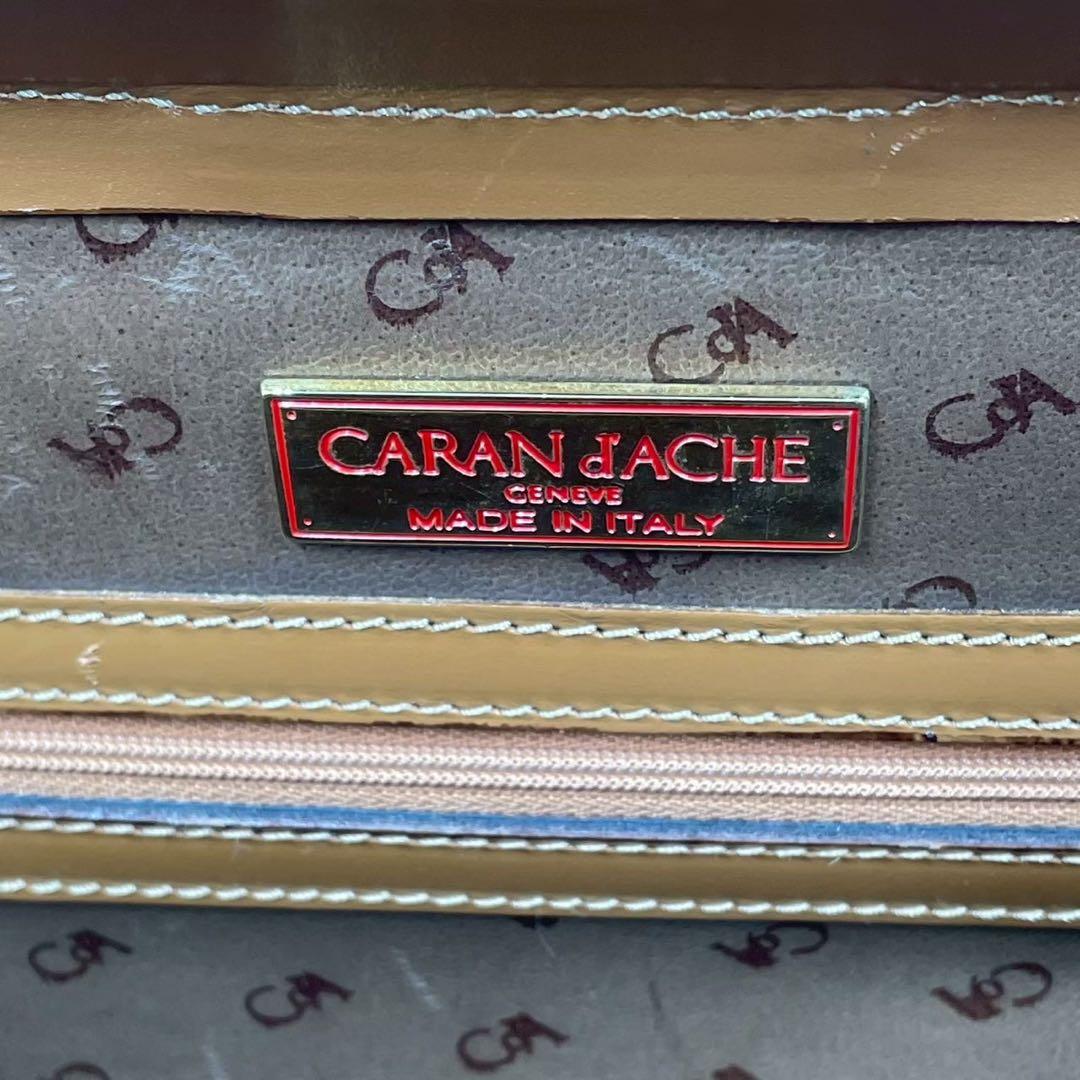 極美品　カランダッシュ　レザーブリーフケース　ダレスバッグ　本革　キャメル