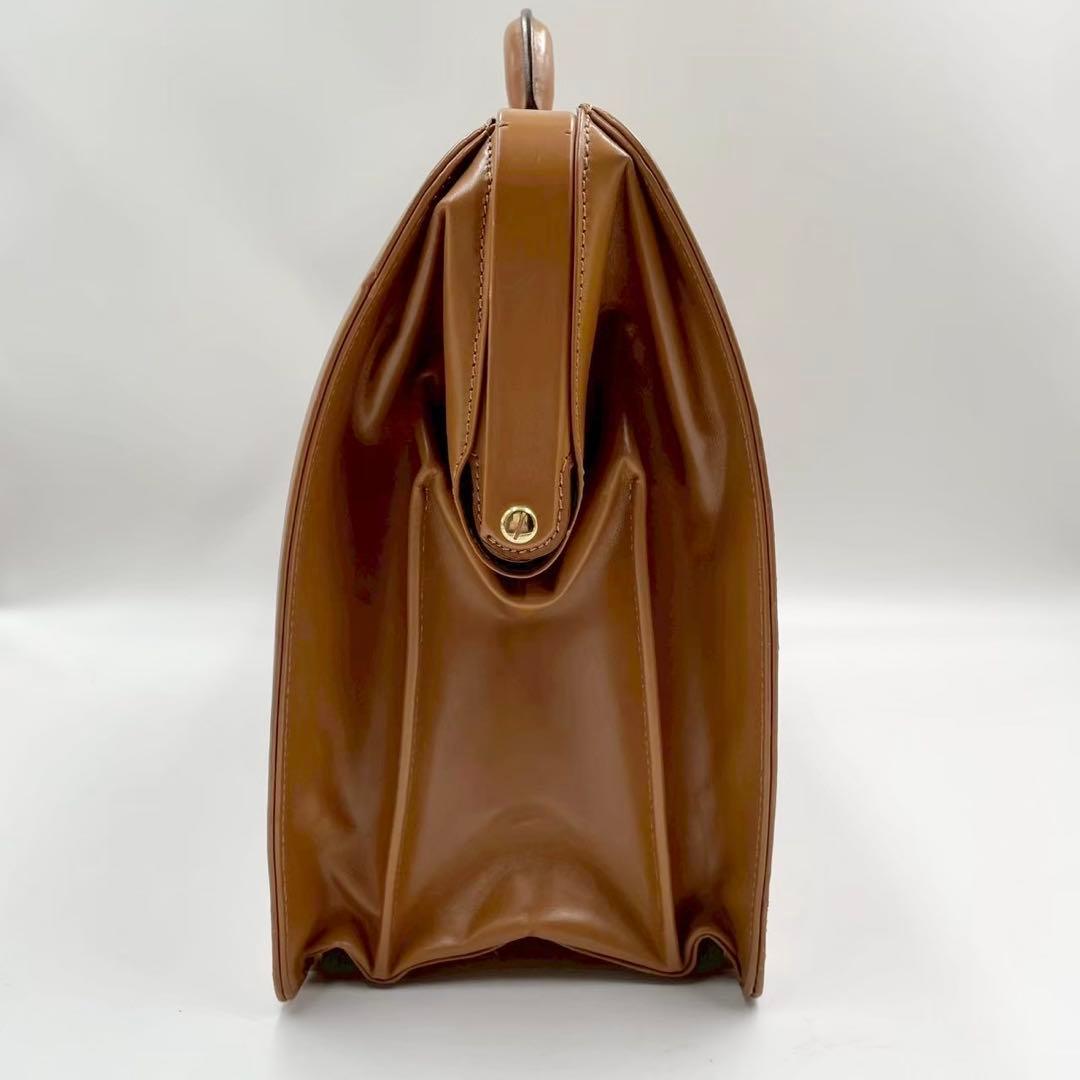 極美品　カランダッシュ　レザーブリーフケース　ダレスバッグ　本革　キャメル