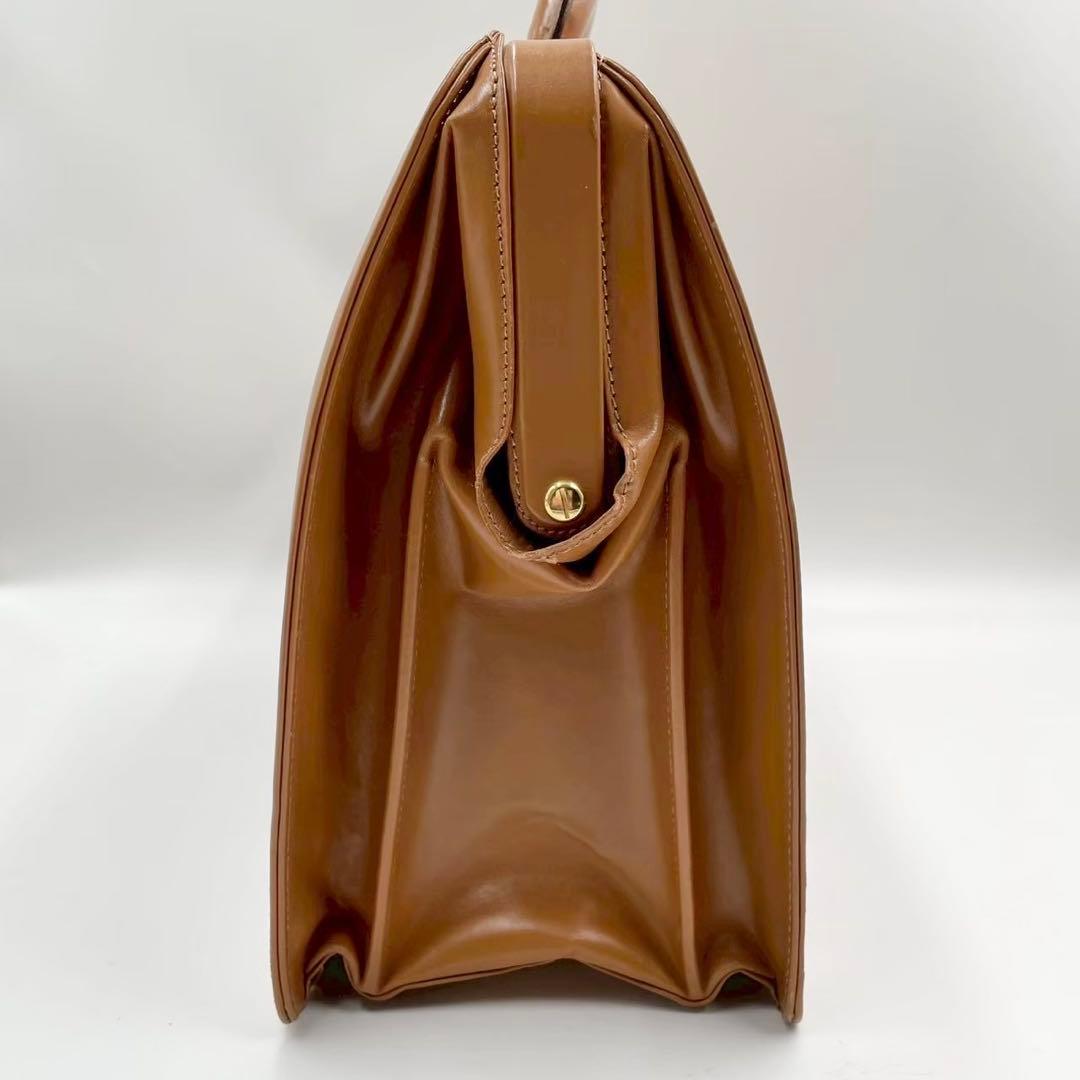 極美品　カランダッシュ　レザーブリーフケース　ダレスバッグ　本革　キャメル