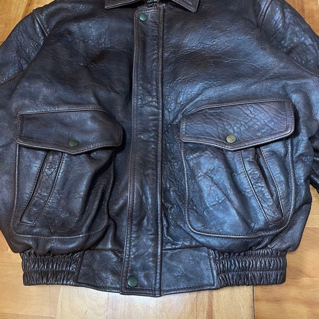 ジャケット・アウター 90s A-2 Leather Flight Jacket VINTAGE