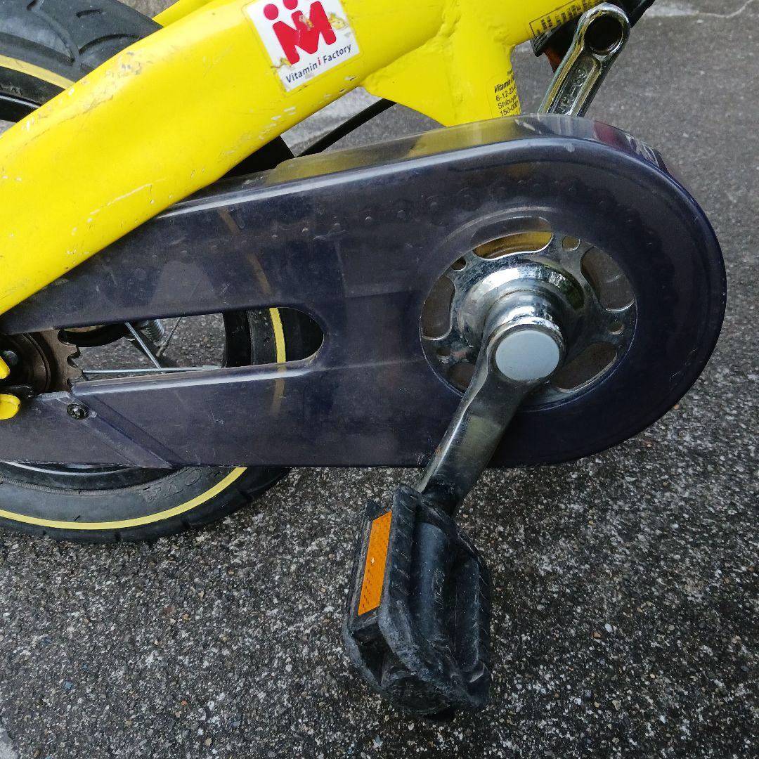 へんしんバイク　12インチ　イエロー　スタンド付き　工具付き　仙台