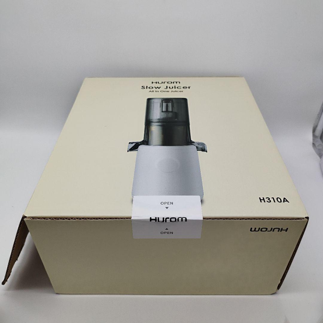 【未使用】ヒューロム　コールドプレスジューサー　H310A　ホワイト