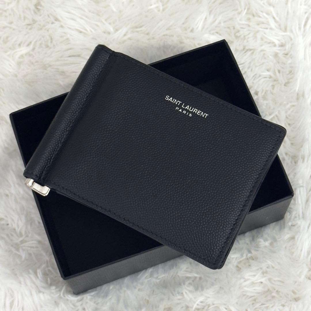 極美品✨Saint Laurent サンローラン 財布 マネークリップ