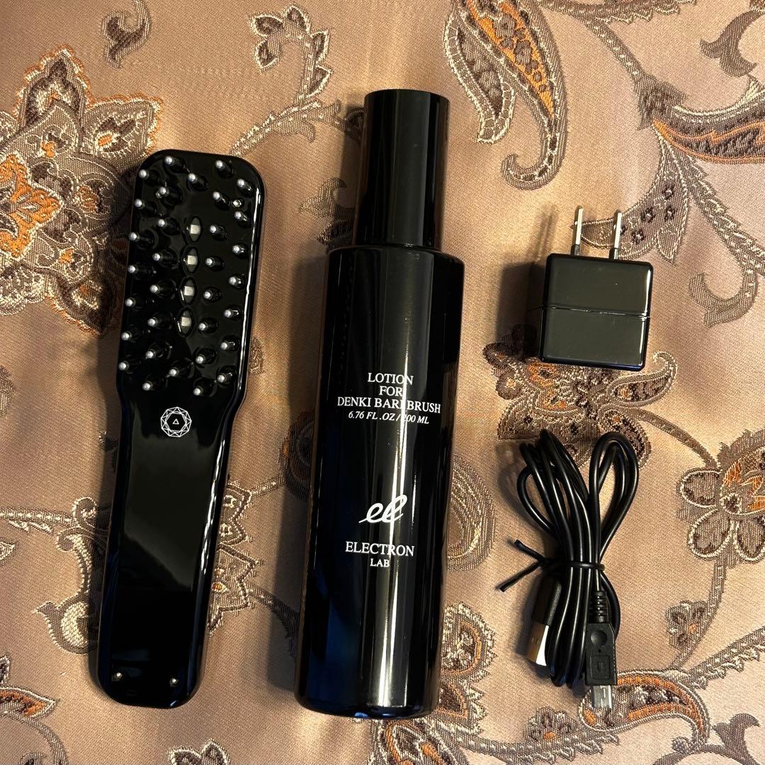 【美品】エレクトロン デンキバリブラシ ローション付 180ml
