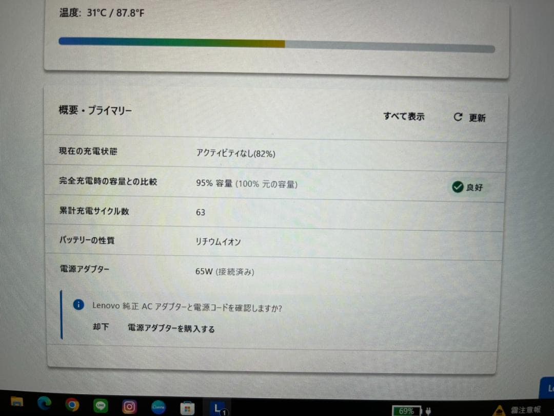 Windowsノート本体 Lenovo ThinkPad X270 i5 8GB SSD256GB