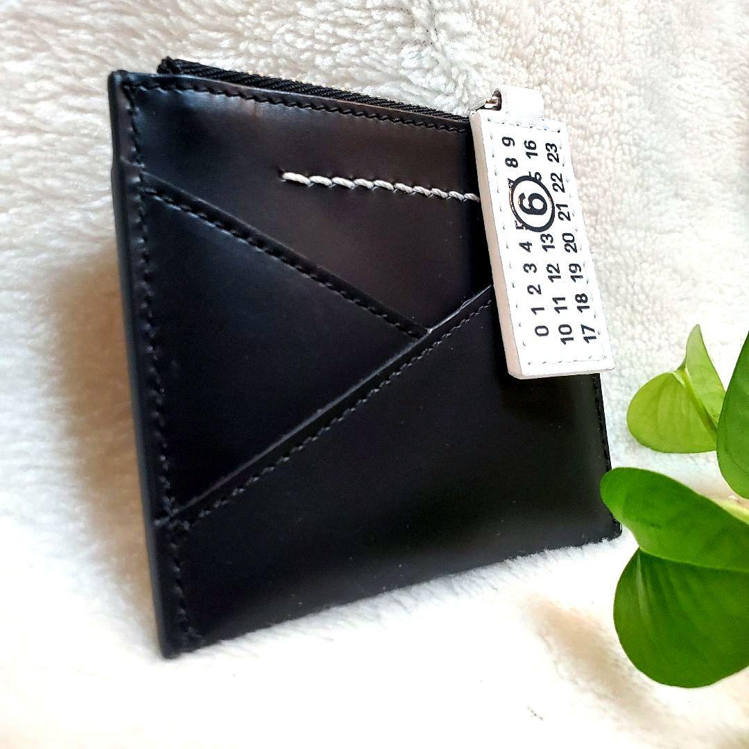 極美品 MM6 Maison Margiela 黒 レザー ケース