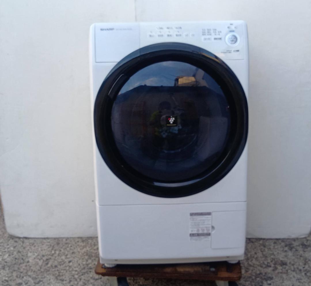 【完動品】SHARP シャープ ドラム式洗濯乾燥機 ES-S7E-WR