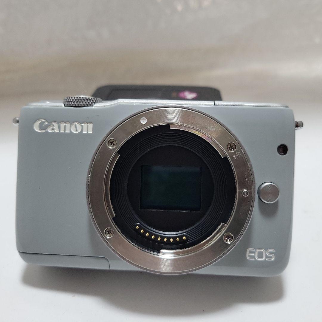 Canon EOS M10 ミラーレスカメラグレー レンズキット15-45㎜