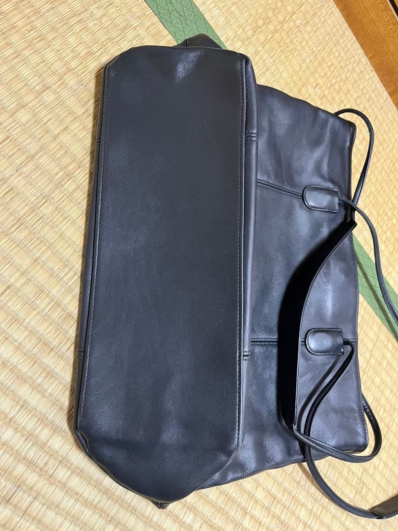 オールドコーチ USA トートバッグ オールレザー 大容量 紺