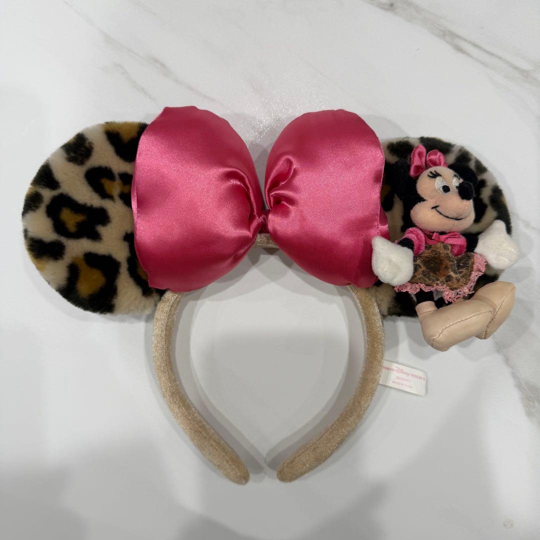 ディズニー　ミニーマウス ヒョウ柄 カチューシャ　レオパード　レア