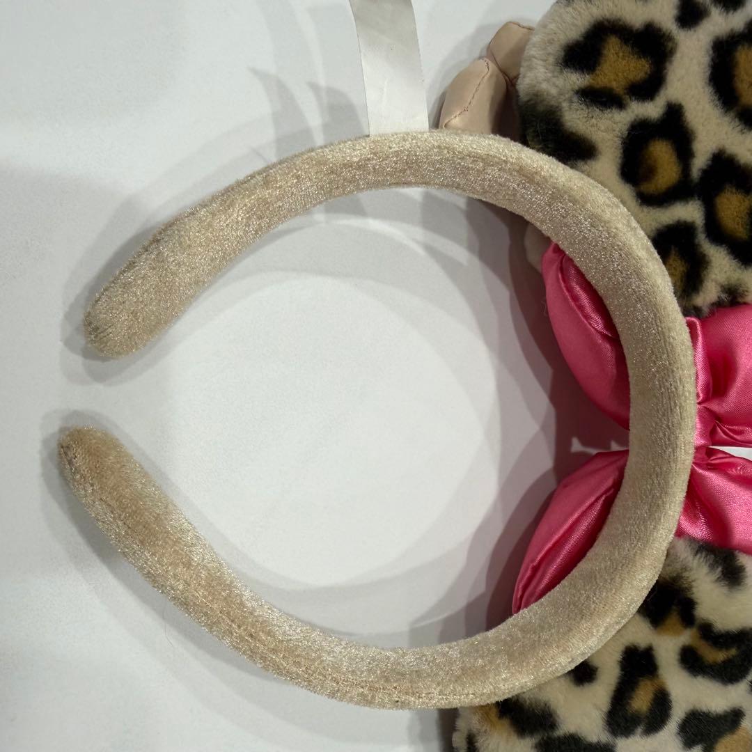 ディズニー　ミニーマウス ヒョウ柄 カチューシャ　レオパード　レア