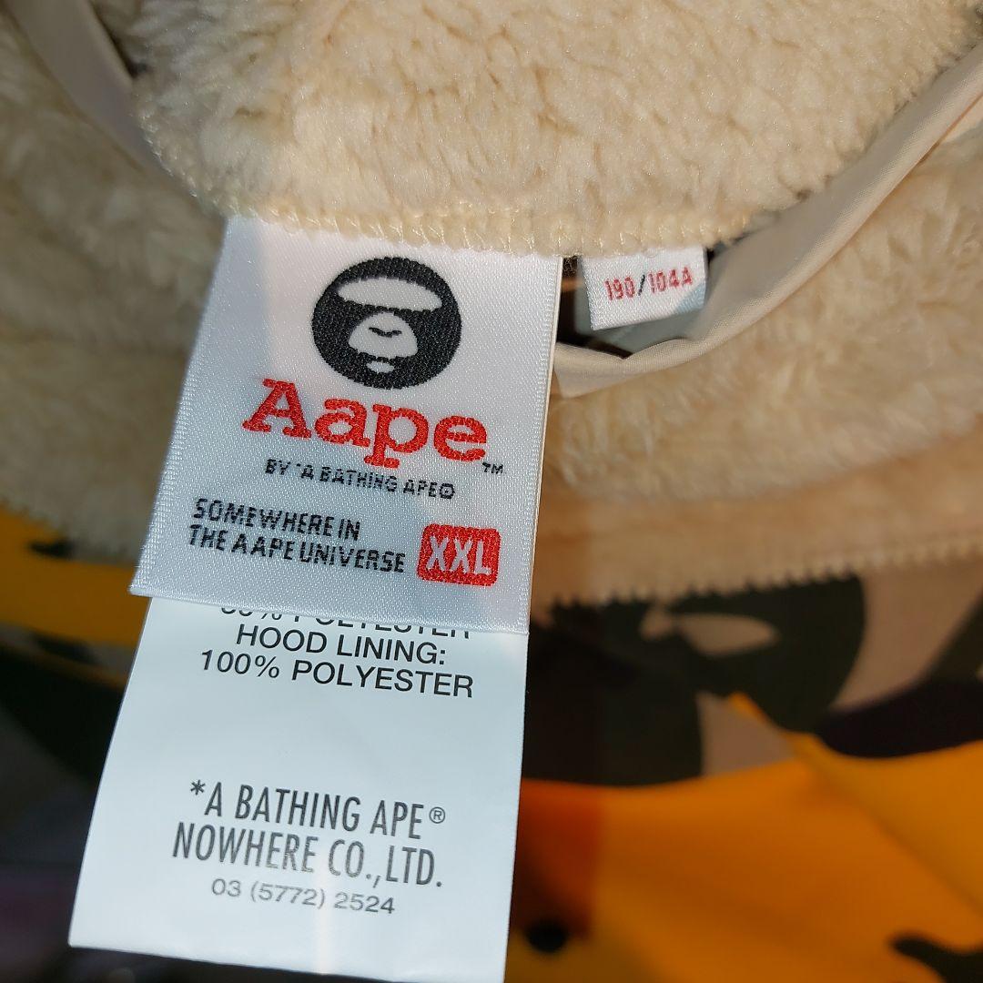 美品 Ape カモフラージュ マウンテンパーカー リバーシブル