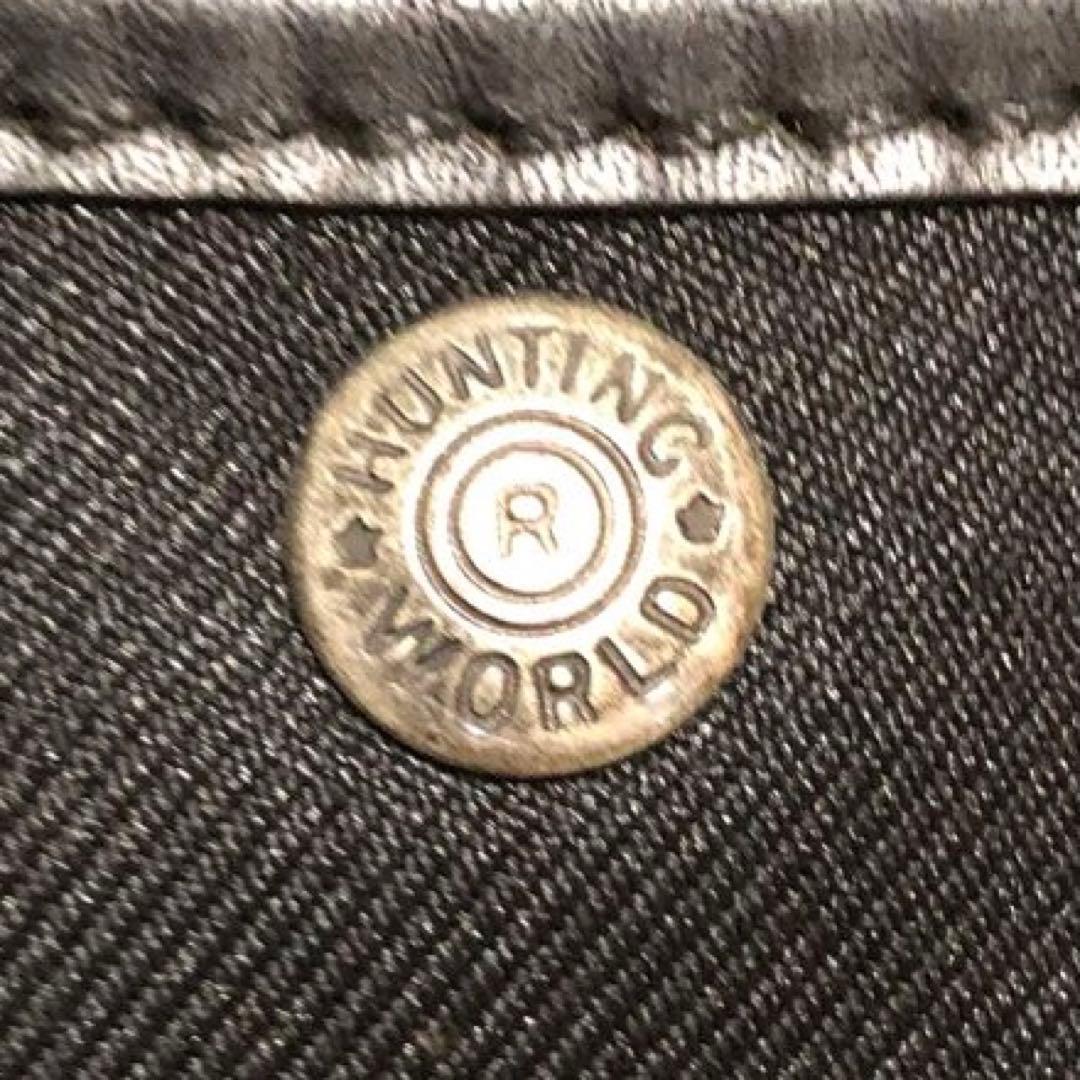 未使用☆ハンティングワールド ショルダーバッグ メッセンジャーバッグ ブラック