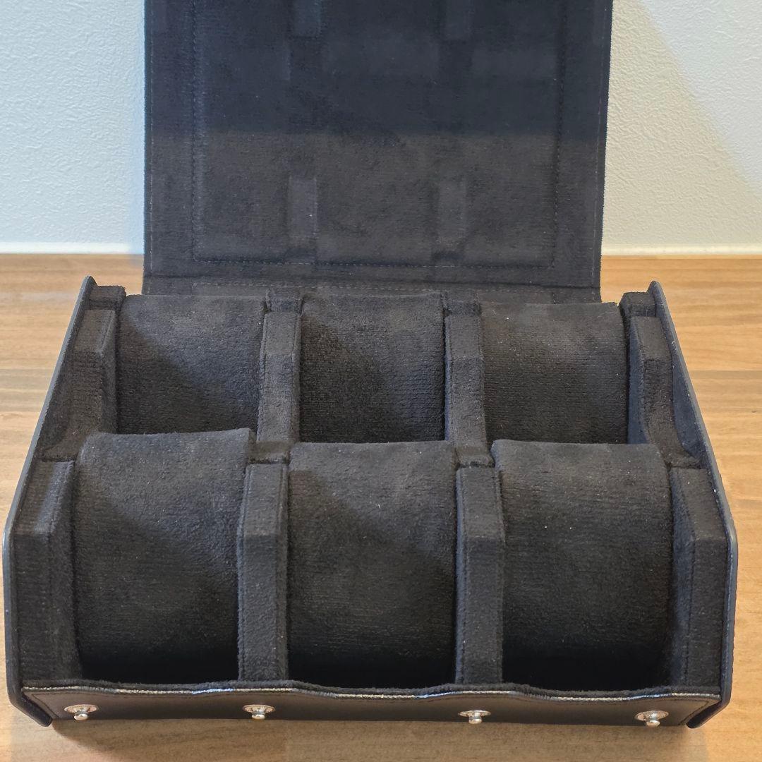 Contact's family 腕時計ロール 6 本用 六角型腕時計ケース