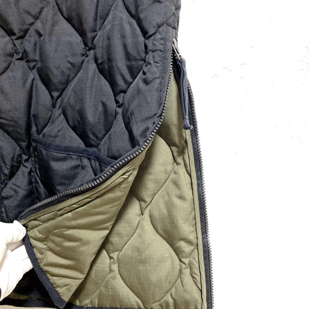 【新品タグ付き】TAION フーデッドコート ダウンベストセット　ブラック　L