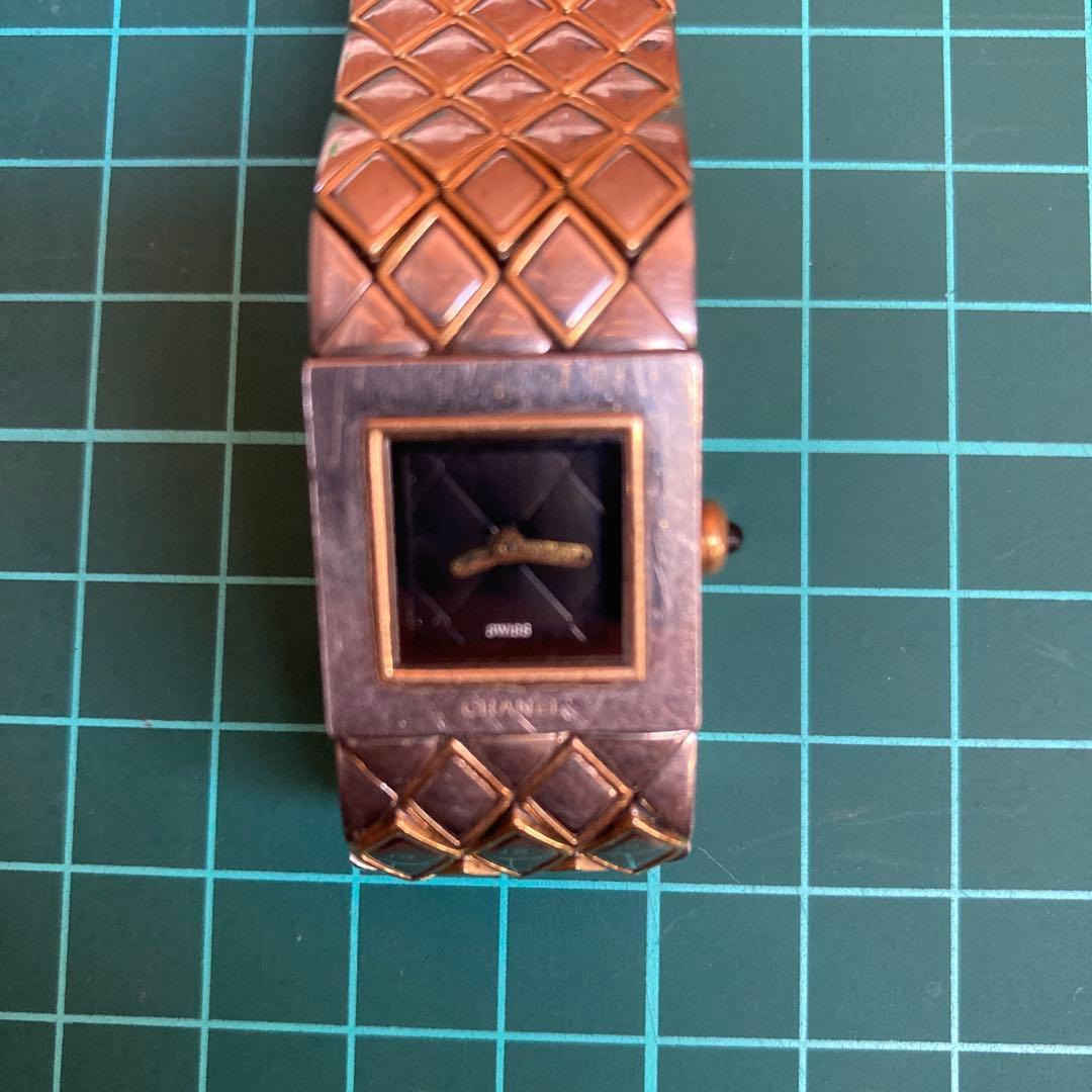 へ*可様 CHANEL マトラッセ　腕時計　ジャンク