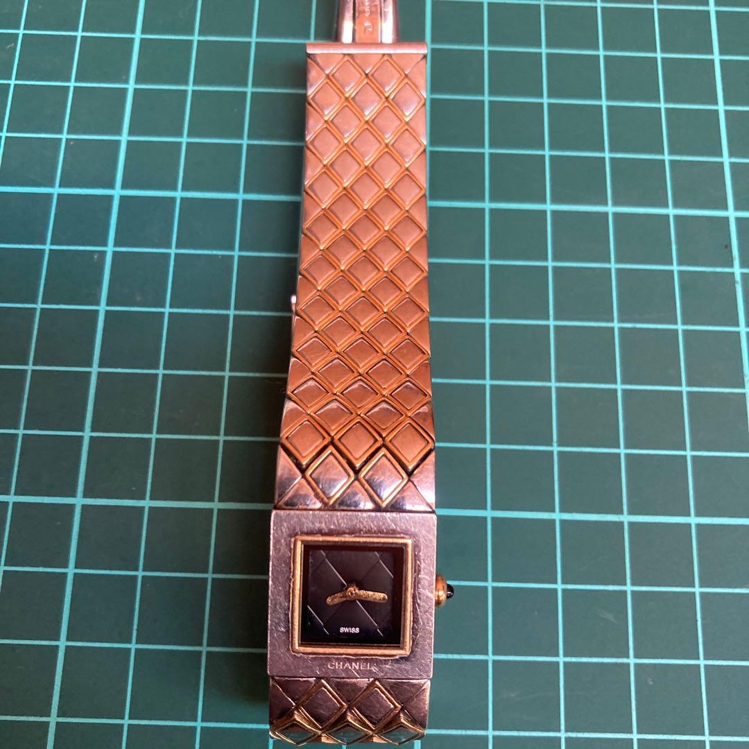 へ*可様 CHANEL マトラッセ　腕時計　ジャンク
