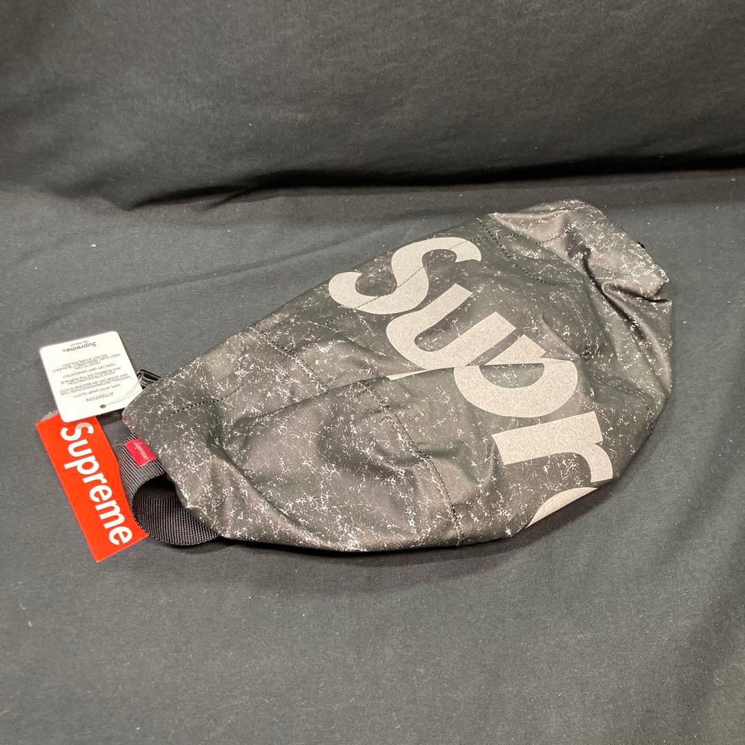 【新品未使用】シュプリーム ウォータープルーフ ウエストバッグ ブラック