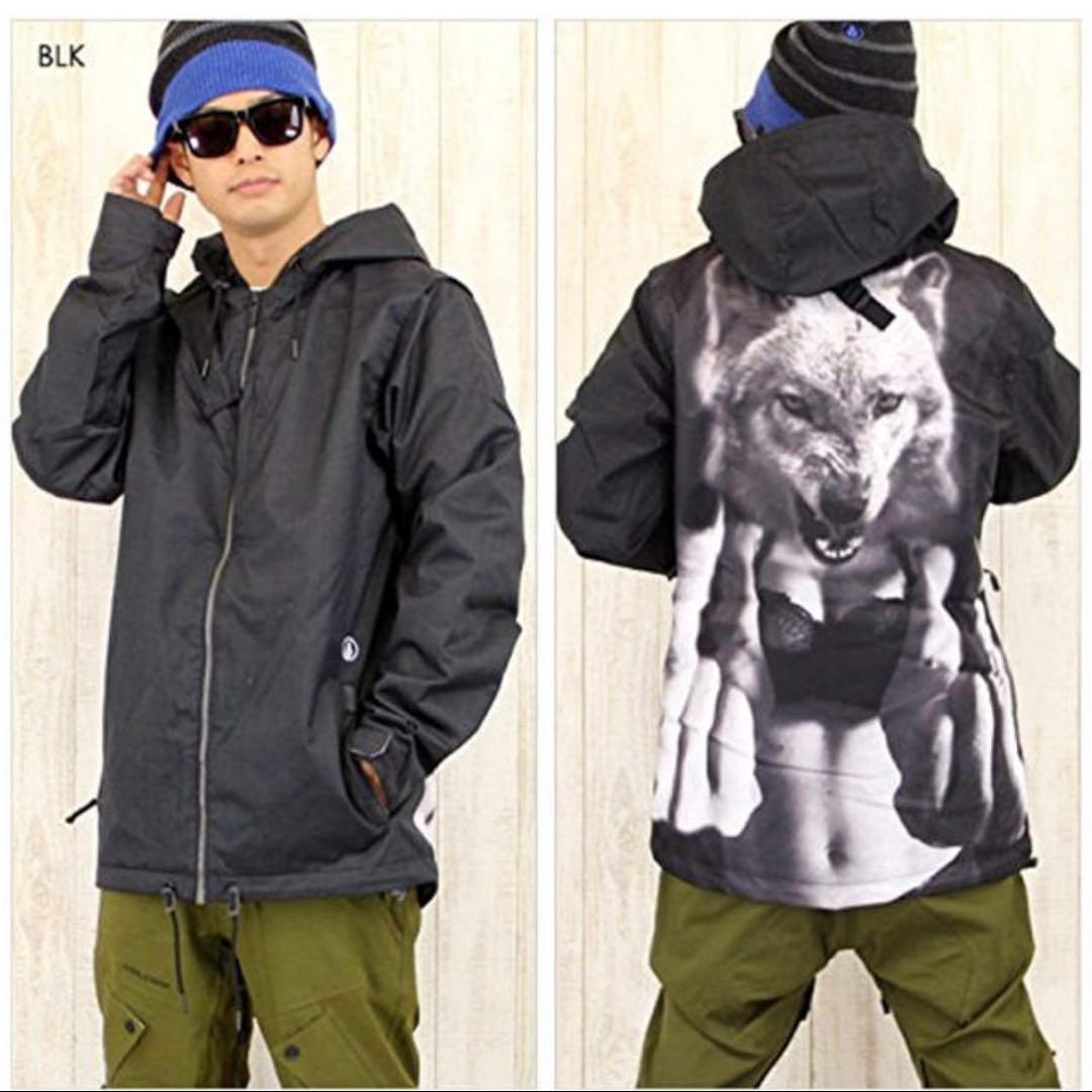 （激レア）volcom patch insulated jacket wolf