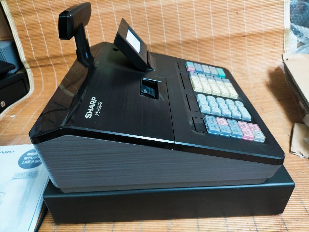 シャープレジスター　XE-A207　PC連携売上管理設定無料　277888
