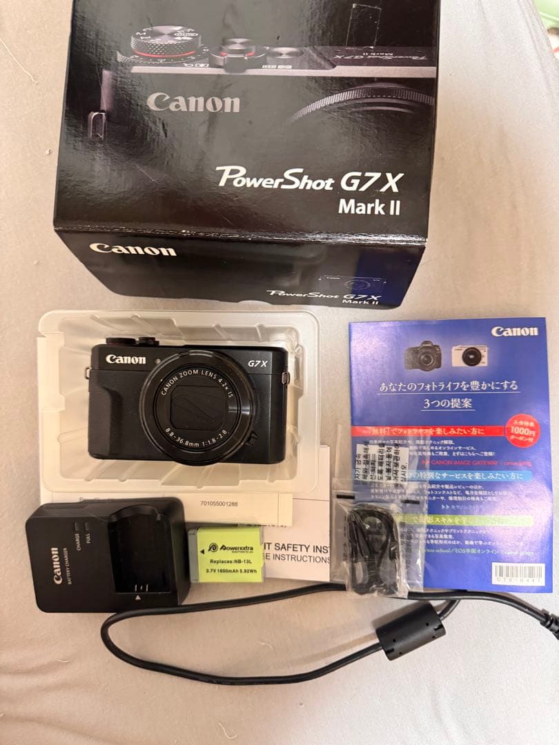 【ほぼ新品】Canon PowerShot G7 X Mark II 本体