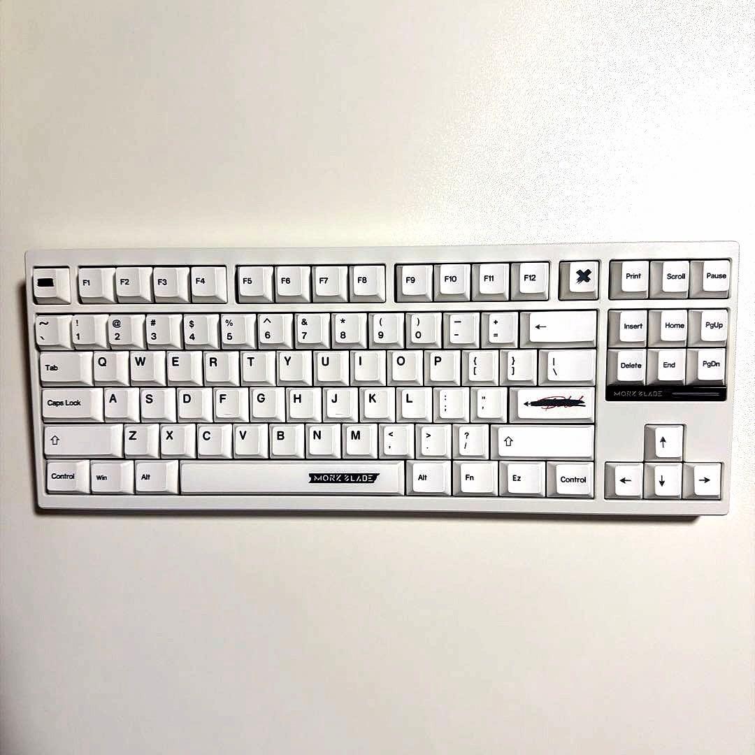 キーボード MorkBlade Bold TKL WHITE/BLACK