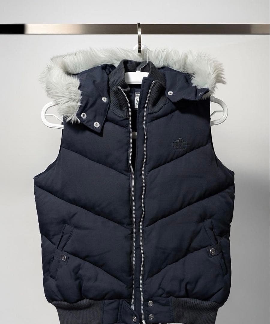 ファーダウンベスト　usdrip y2k