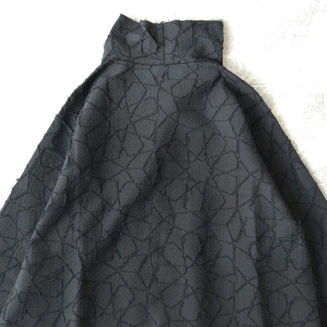 057 Niche様 ヨーガンレール コットン シルク 刺繍 ジャケット 黒