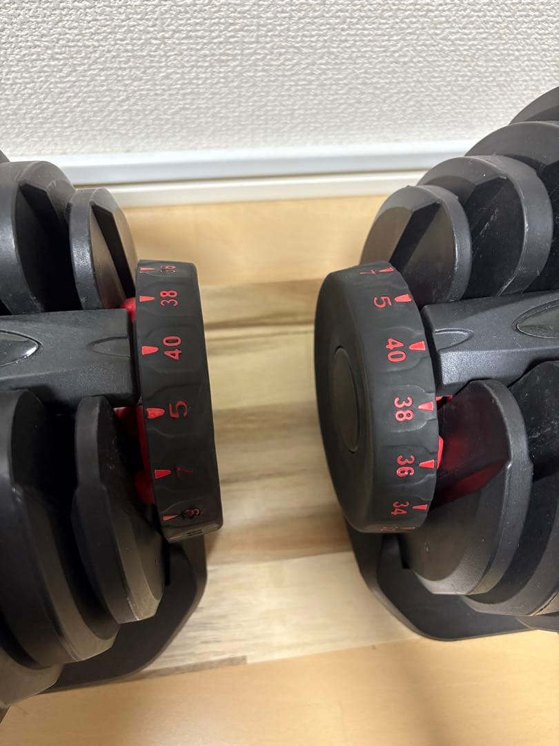 ①可変式ダンベル 最大40kg