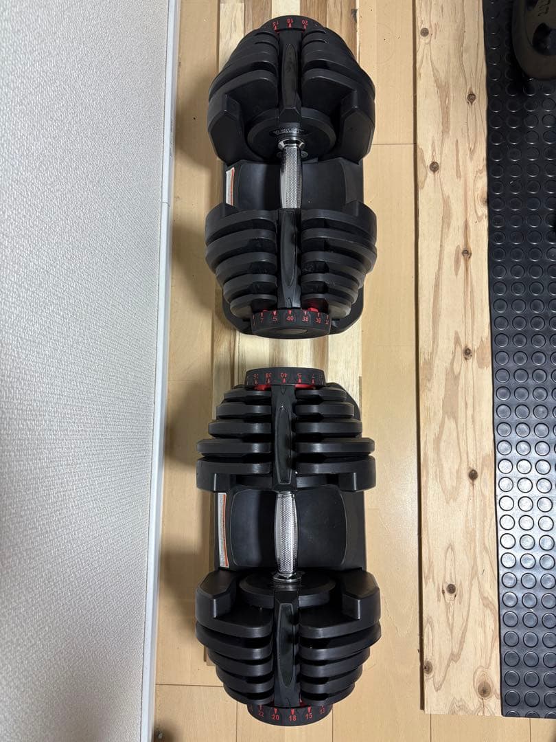 ①可変式ダンベル 最大40kg