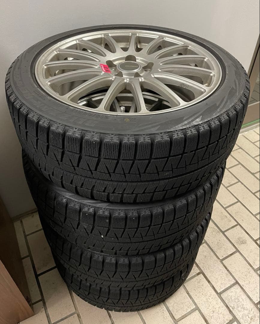 「ドマキ」様　スタッドレスタイヤ&ホイール 4本215/45R17 87Q エコ