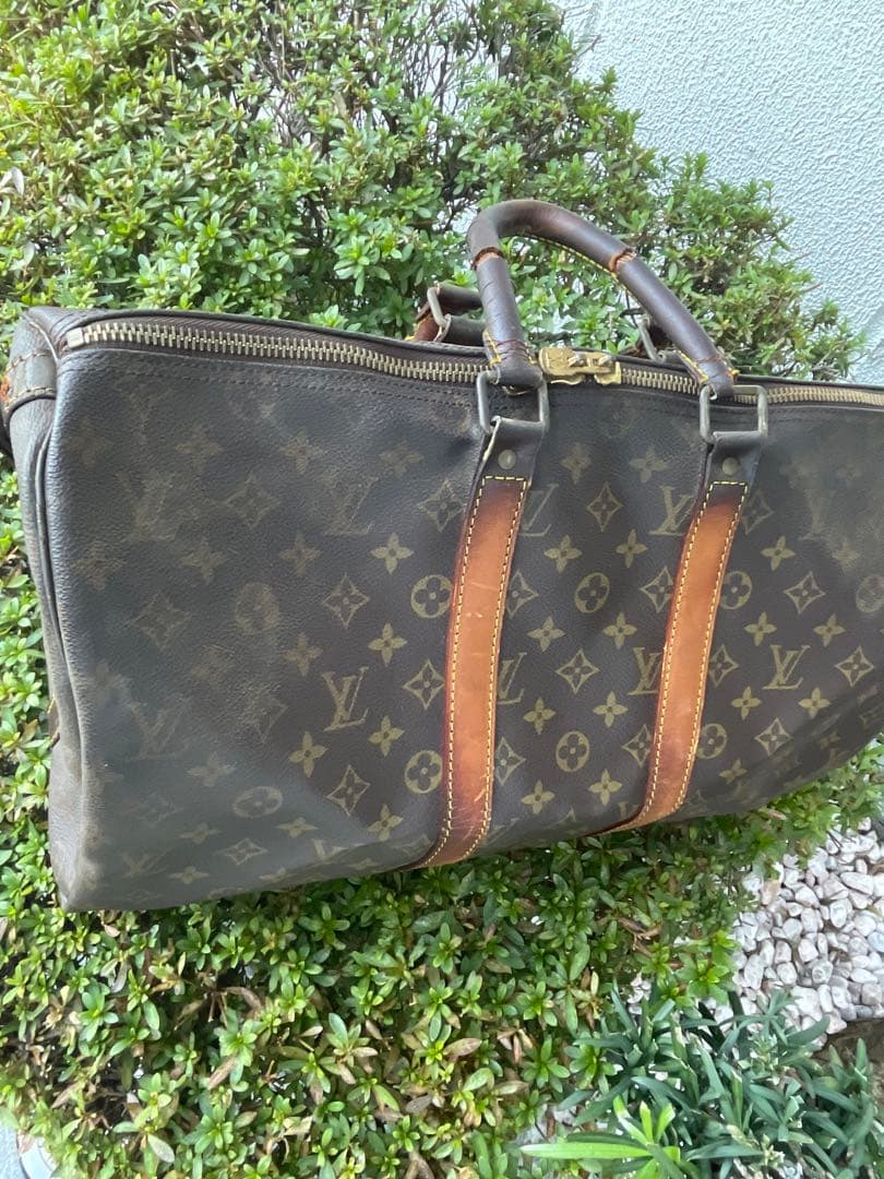 Louis Vuitton ボストンバッグ ブラウン　キーポルバンドリエール45