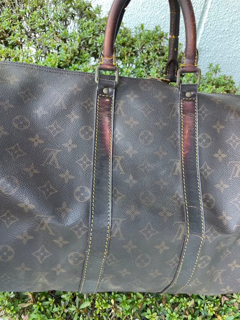Louis Vuitton ボストンバッグ ブラウン　キーポルバンドリエール45