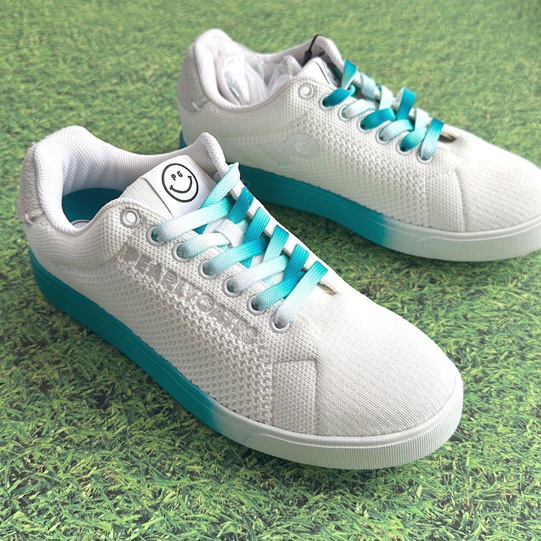 パーリーゲイツ 定価35200円 ゴルフシューズ 25.0cm グラデーション白