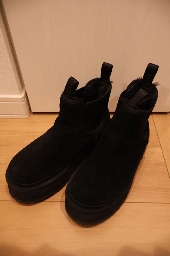 himeUGG アグ　厚底　ブーツ　限定　レア　サイドゴア　黒　ブラック