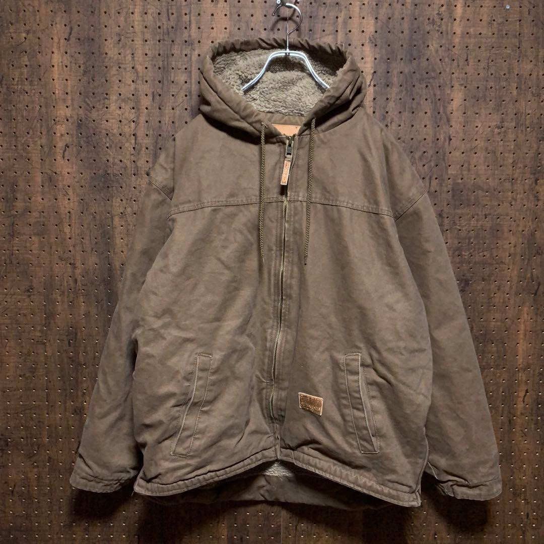 C.E. SCHMIDT シュミット 茶 ダックジャケット 裏ボア　 dwj05