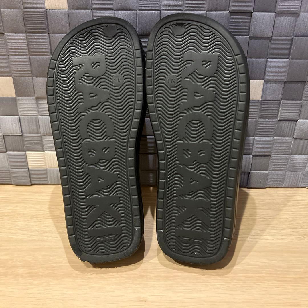 美品:racbaki イージーサンダル　ブラック