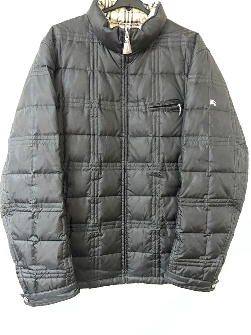 【美品】バーバリーブラックレーベル ダウンジャケット ノバチェック