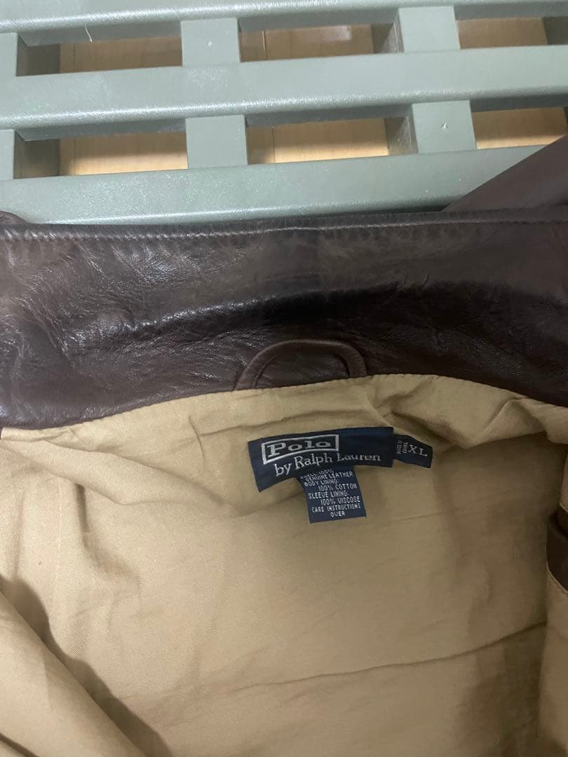 K*D様 Polo Ralph Lauren レザージャケット XL ブラウン