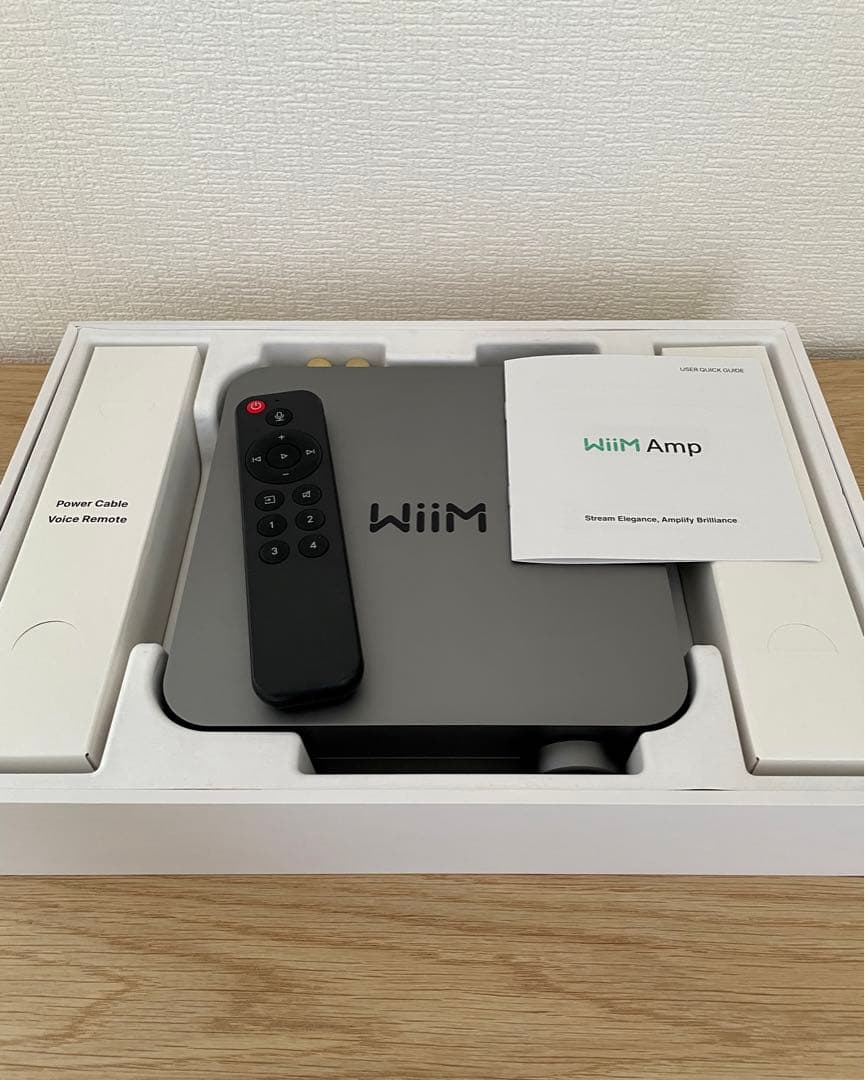 WiiM Amp : スペースグレー アンプ