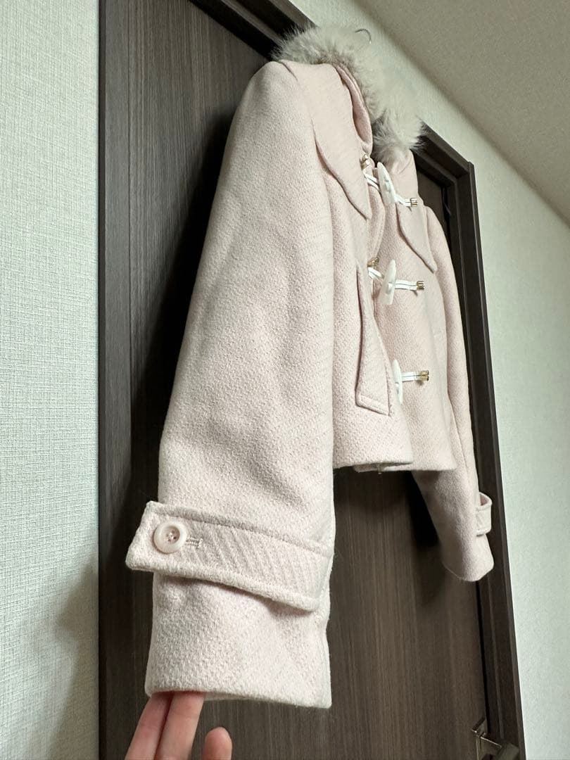 JILL by JILL STUART フェイクファー付ショートダッフルコート