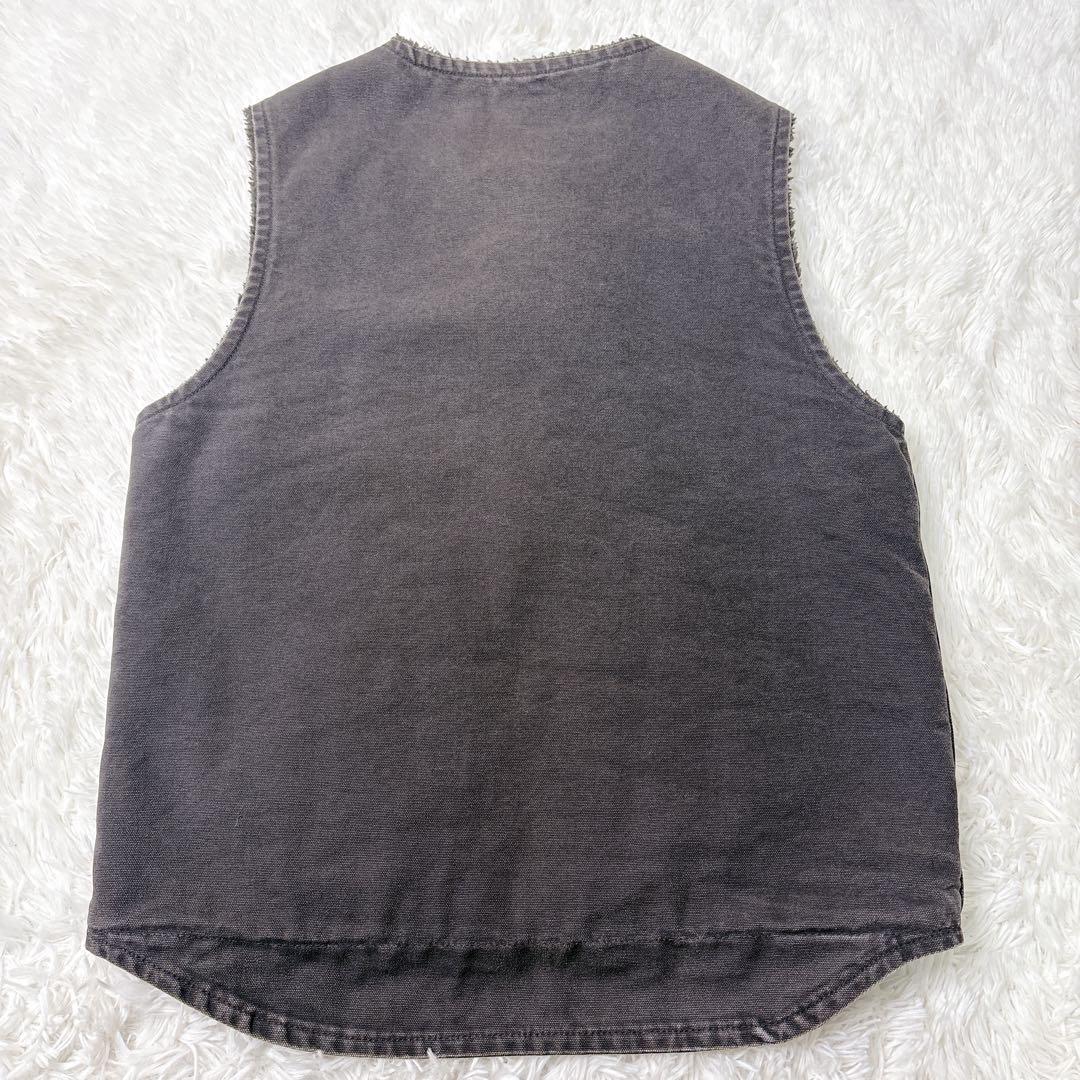 Carhartt カーハート 裏ボア ダックベスト グレー メキシコ製 ワーク