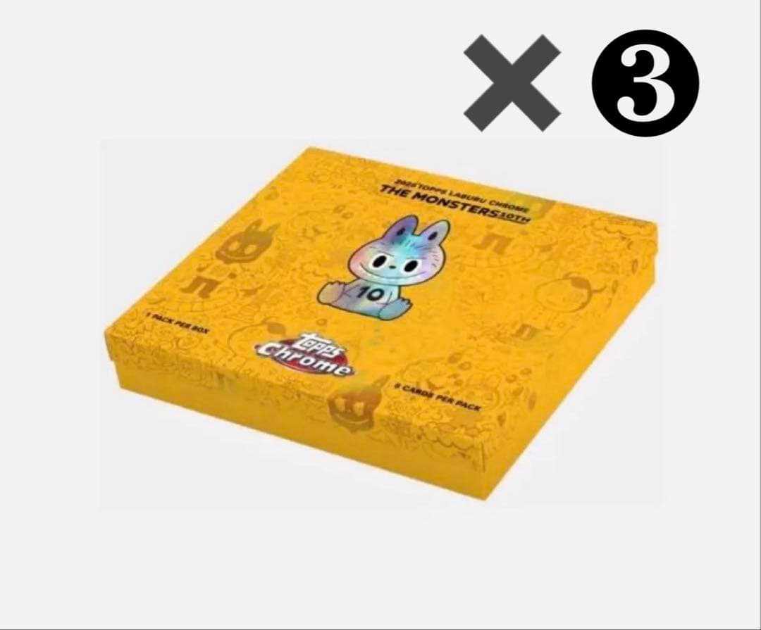 その他 Topps The Monsters Series Chrome 3BOX